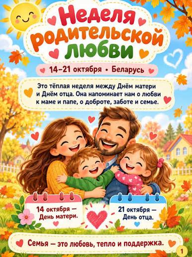 Неделя родительской любви